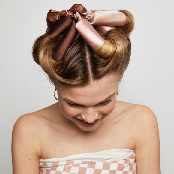 Kitsch Rosewood Jumbo Satin Flexi Rods 4pc Set - Picture 9 of 10